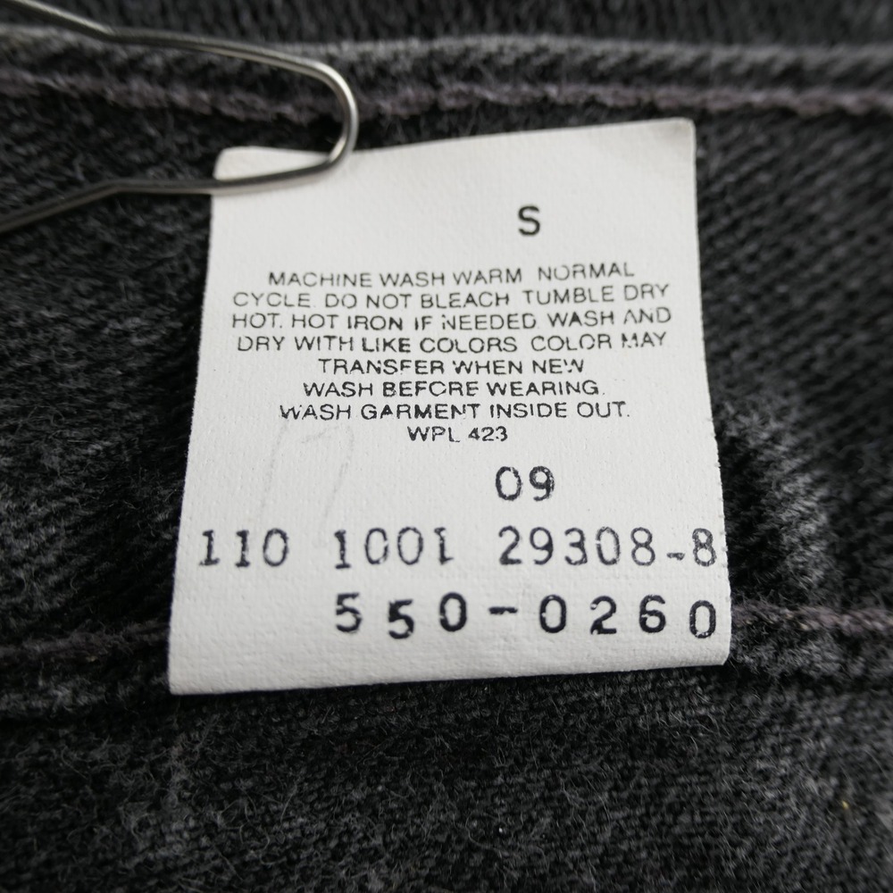 Vintage Levis 550 Jeans Mens 40x30 (38x27.5) Relaxed Black Denim Casual Workwear - Picture 5 of 13